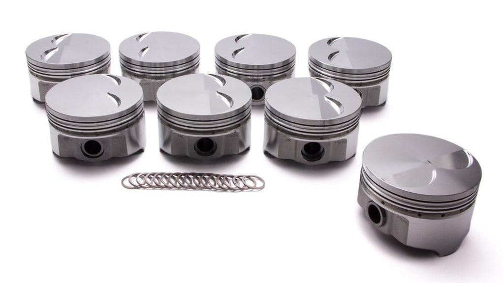 ICON PISTONS IC890.030 - Pontiac 400 Forged F/T Piston Set 4.150 -4.5cc image