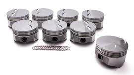 ICON PISTONS IC890.030 - Pontiac 400 Forged F/T Piston Set 4.150 -4.5cc image