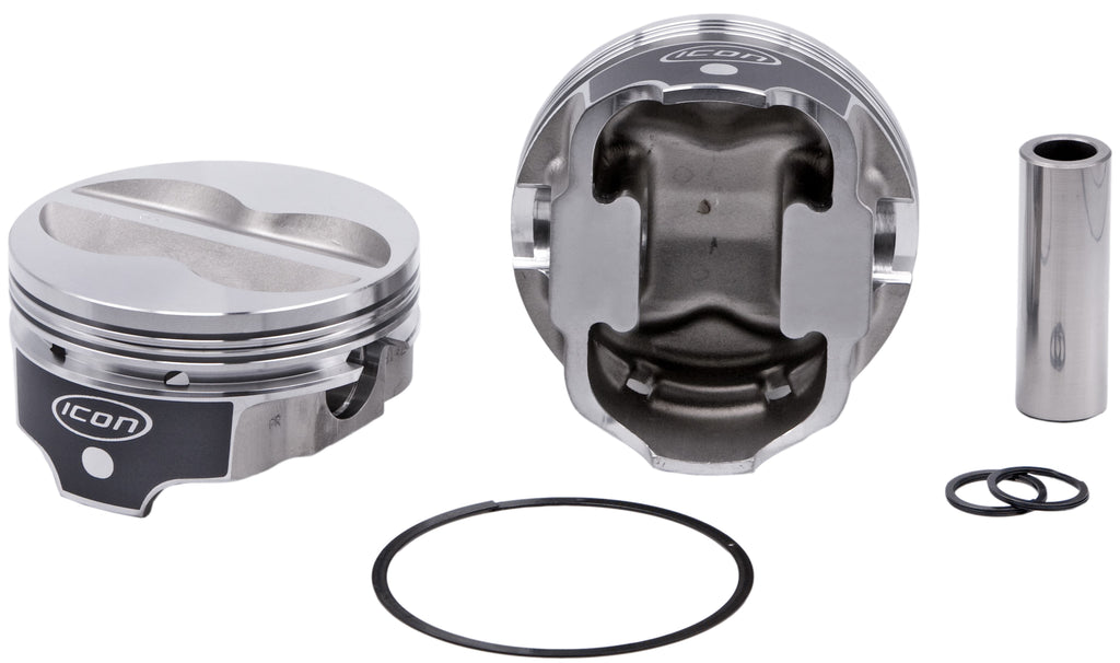 ICON PISTONS IC9961.030 - SBC F/T Forged Piston Set 4.030 Bore -10cc image