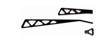 Load image into Gallery viewer, IDIDIT 2500310051 - Billet Lever Kit Black Powder Coat Truss Style image