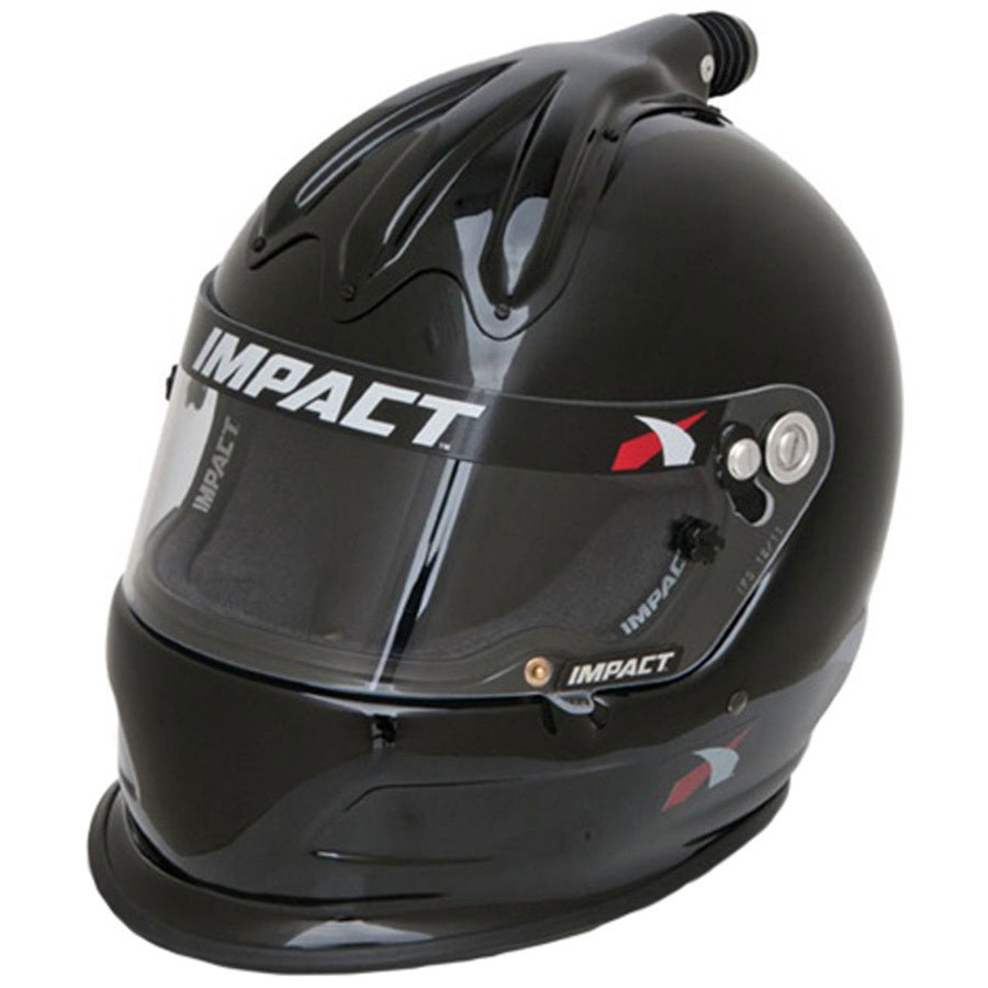 IMPACT RACING 17020510 - Helmet Super Charger Large Black SA2020 image
