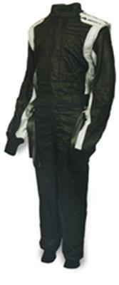 IMPACT RACING 21410413 - Suit D/L Mini Racer 1 pc Medium Blk / Gray image