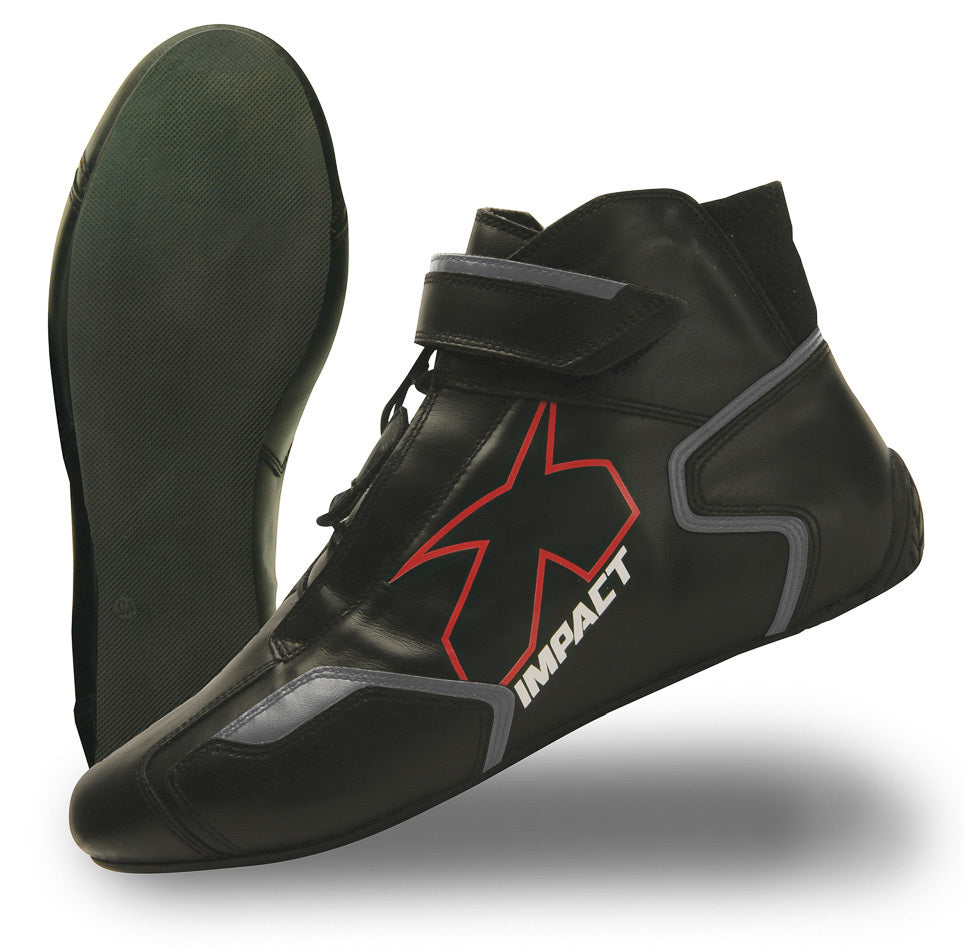 IMPACT RACING 45008510 - Shoe Phenom Black 8.5 SFI3.3/5 image