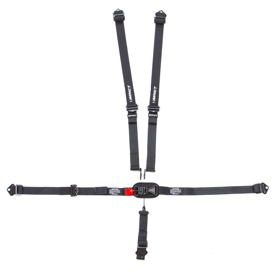 IMPACT RACING 52116661 - 5pt Jr Harness L/L Ind Shldr P/U Fixed Left Lap image