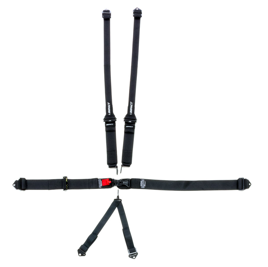 IMPACT RACING 52122326 - 6-PT Harness L&L Ind Shldr 3in to 2in Trans image