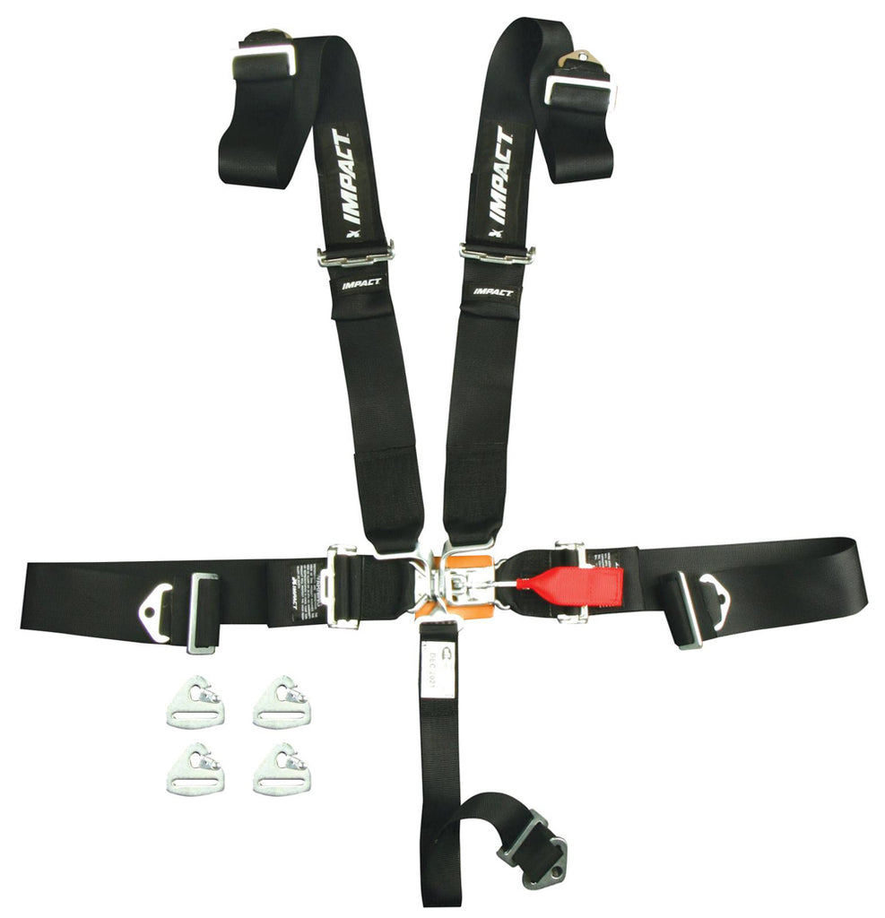 IMPACT RACING 53119119 - Harness 5pt 3in L&L PD Ind Shld Snp-In SFI16.1 image