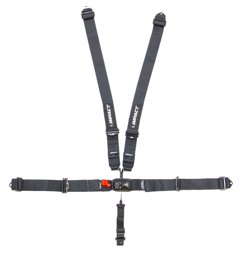 IMPACT RACING 54111111 - 5pt Harness L/L P/U Ind Shldr Dual Lap Adj. image
