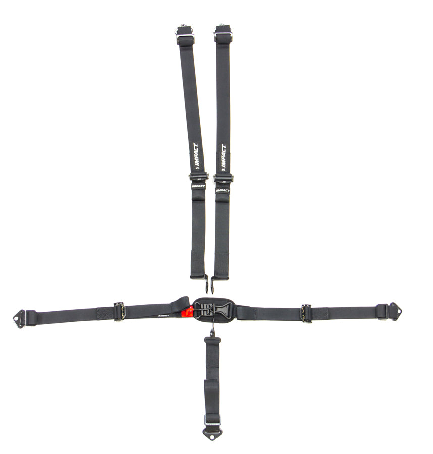 IMPACT RACING 54116661 - 5-pt Jr Harness L/L Ind Shoulder P/U W/A QM belt image