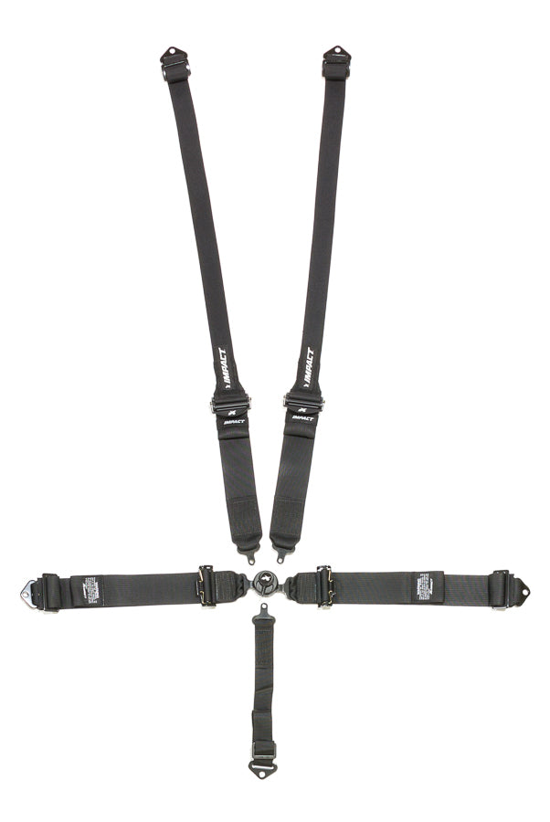IMPACT RACING 57341231 - 5-PT Harness Camlock Ind Shldr 3in to 2in Trans image