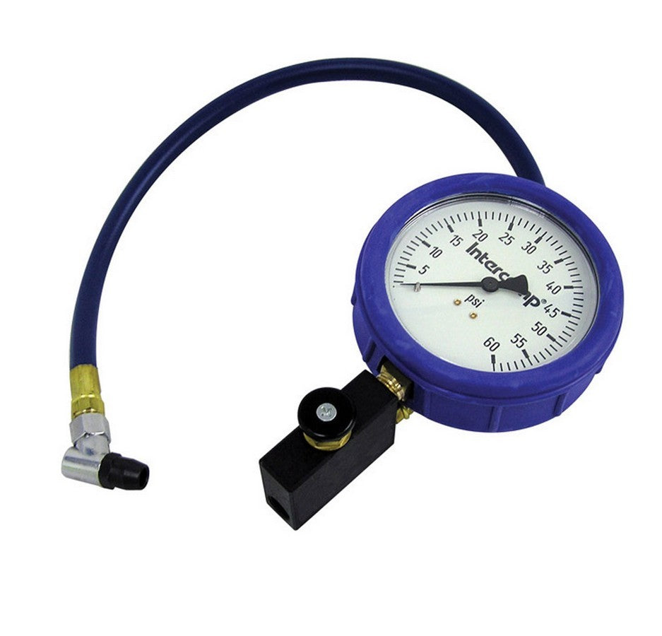 INTERCOMP 360087 - Air Pressure Gauge Fill Bleed & Read 4in image