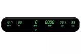 LED Digital Six Gauge Panel Kit w/Green LED