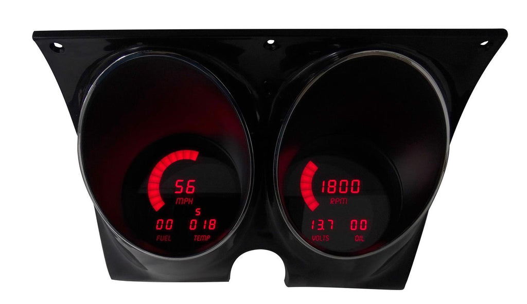 INTELLITRONIX DP4000R - LED Digital Gauge Panel Camaro/Firebird 67-68 image