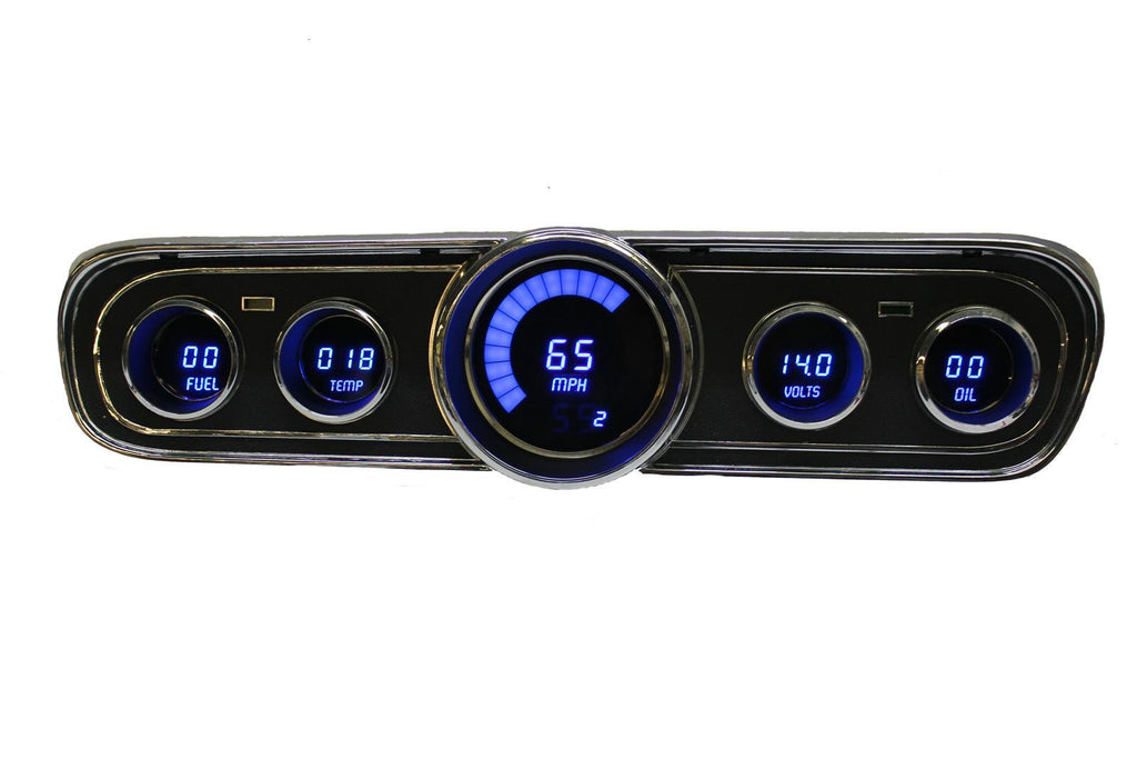 INTELLITRONIX DP7001B - LED Digital Gauge Panel 1965-1966 Ford Mustang image