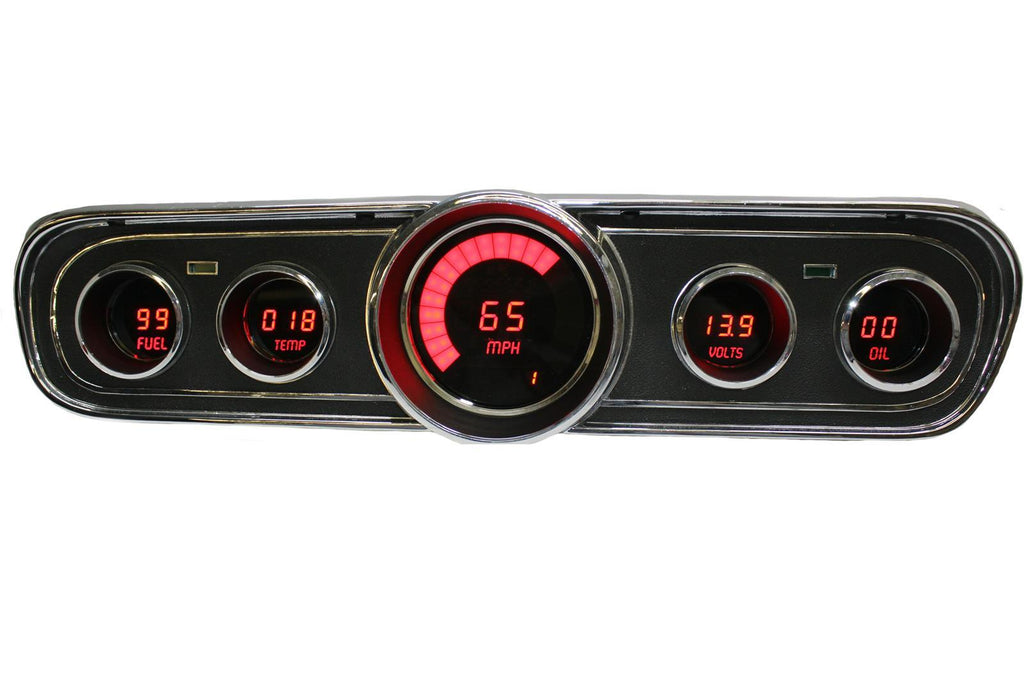 INTELLITRONIX DP7001R - LED Digital Gauge Panel 1965-1966 Ford Mustang image