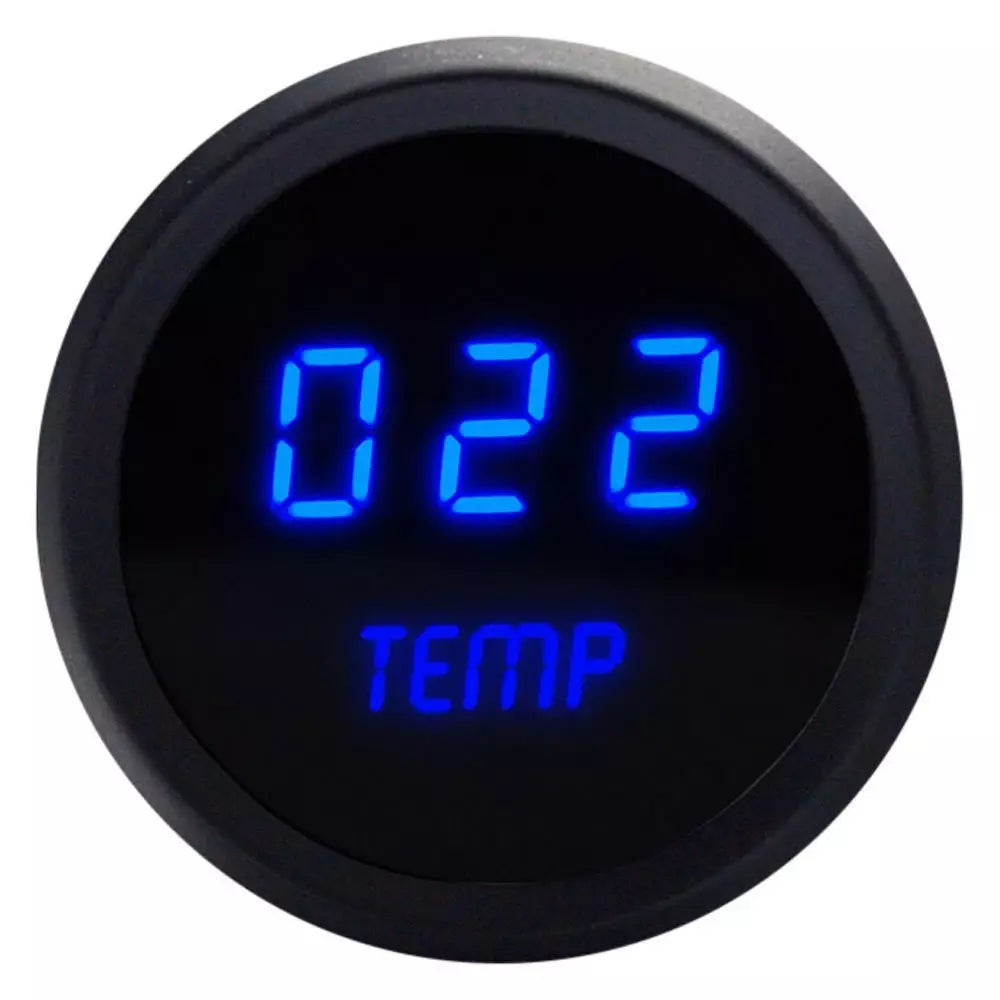 INTELLITRONIX M9113B - 2-1/16 LED Digital Water Temp Gauge 18-255 Degr image