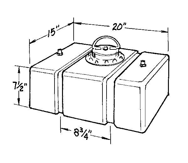 JAZ 200-008-01 - 8-Gallon C/T Fuel Cell  image