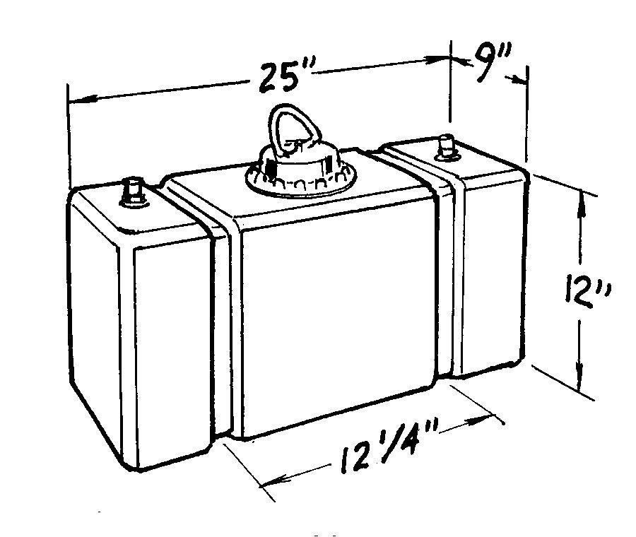 JAZ 200-010-01 - 10-Gallon C/T Fuel Cell  image