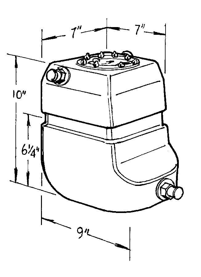 JAZ 220-002-01 - 2-Gallon Pro Drag Fuel Cell image