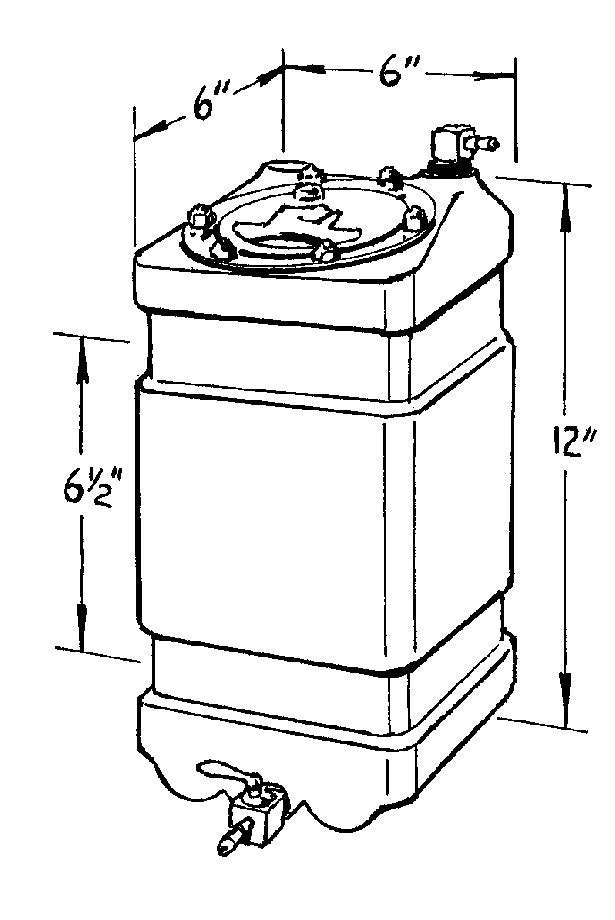 JAZ 230-001-01 - 1-Gallon JR Dragster Fuel Cell image