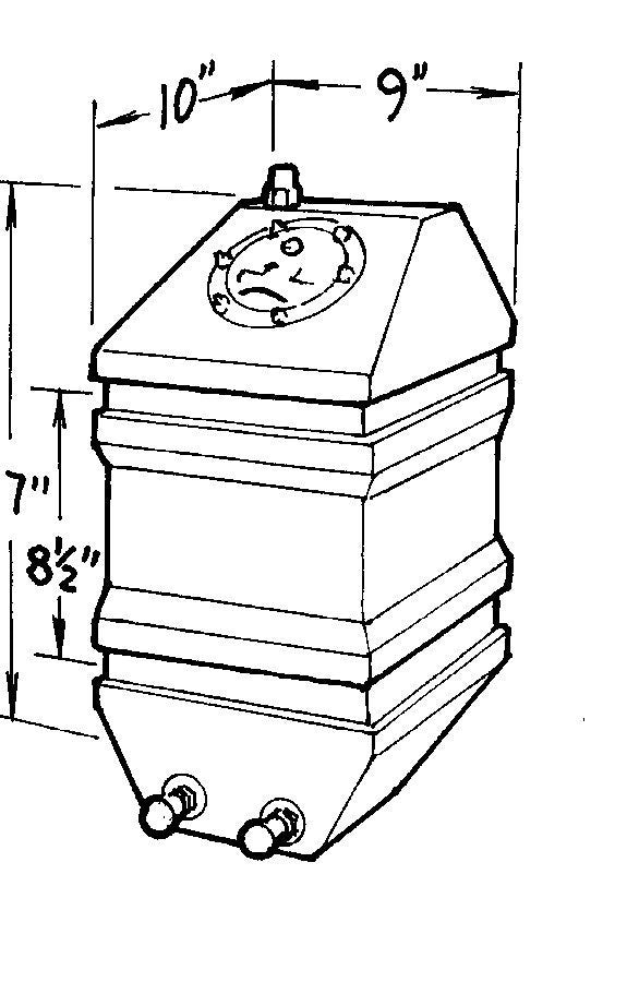 JAZ 250-004-01 - 4-Gallon Drag Race Cell  image