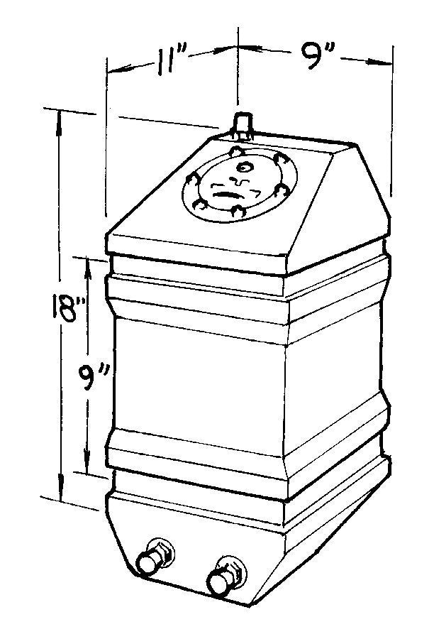 JAZ 250-105-01 - 5-Gallon Drag Race Cell  image