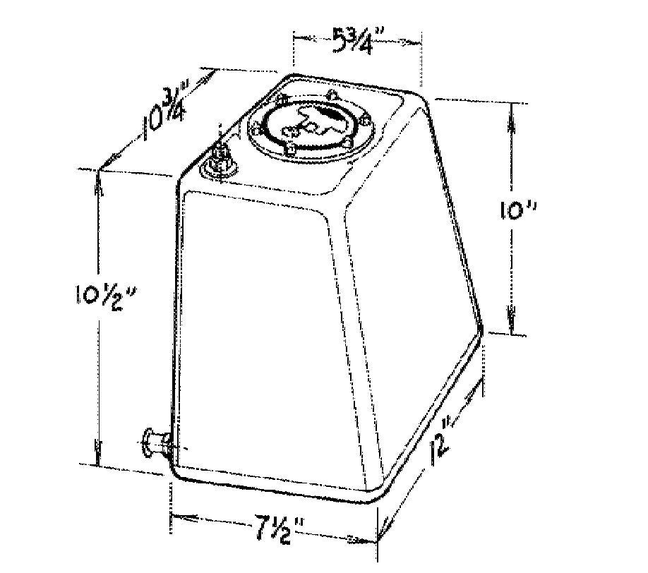 JAZ 290-103-01 - 3-Gallon Econo Rail Fuel Cell image