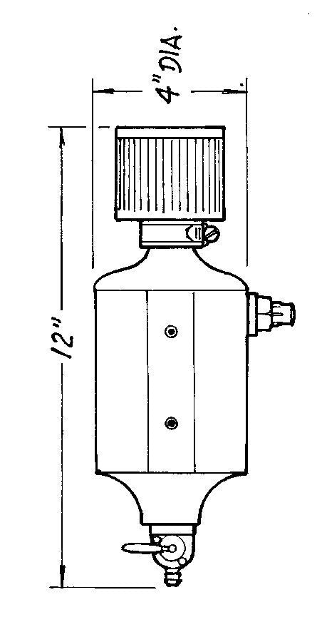 JAZ 605-025-01 - Black Breather Tank AN-6 image