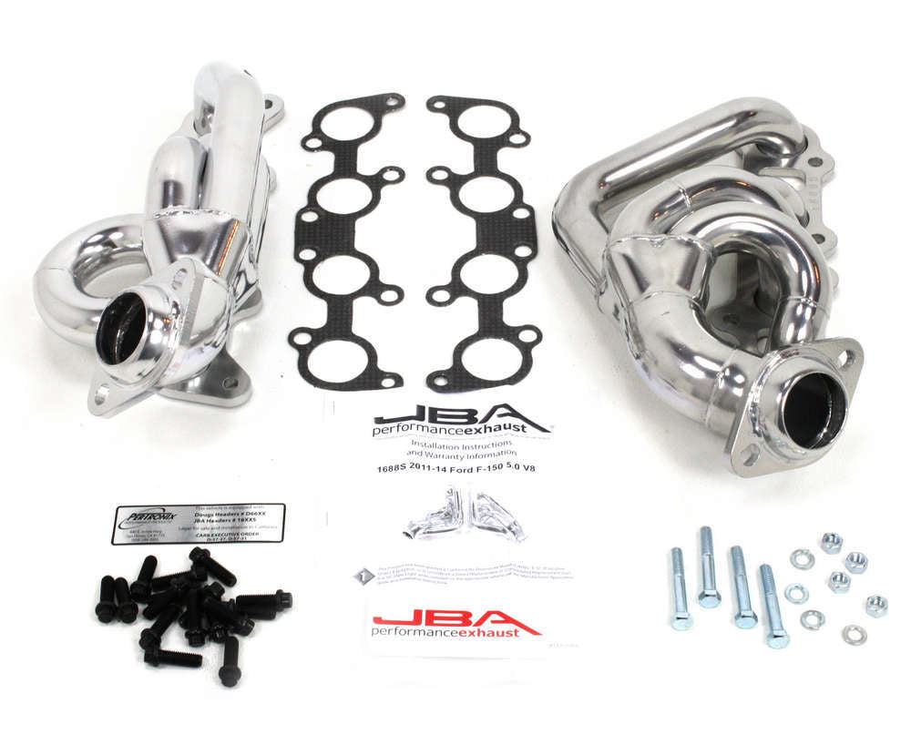 JBA PERFORMANCE EXHAUST 1688SJS - Headers - Shorty Style Ford 11-14 F150 5.0L image