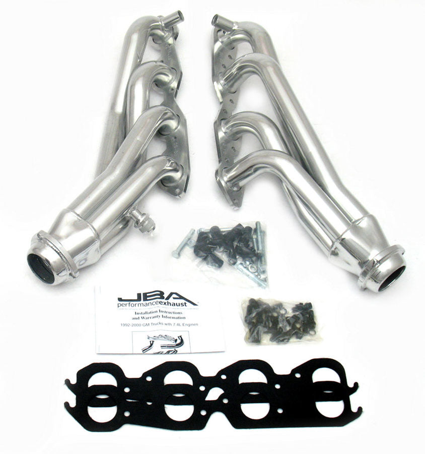 JBA PERFORMANCE EXHAUST 1823SJS - Exhaust Headers Set - GM Truck 7.4L 96-00 image