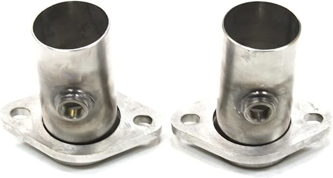 JBA PERFORMANCE EXHAUST 31650-1ST - Starter Tubes 304SS 2.5in w/O2 bungs image
