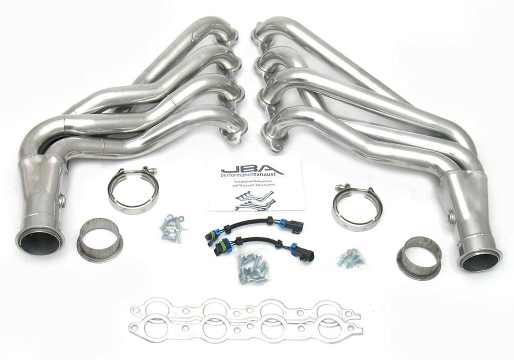 JBA PERFORMANCE EXHAUST 6813SJS - Headers - 2010 SS Camaro - Long Tube Silver image