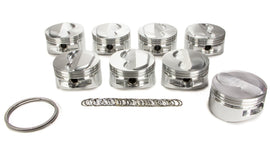 JE PISTONS 173586 - SBC Domed Piston Set 4.155 Bore +3cc image