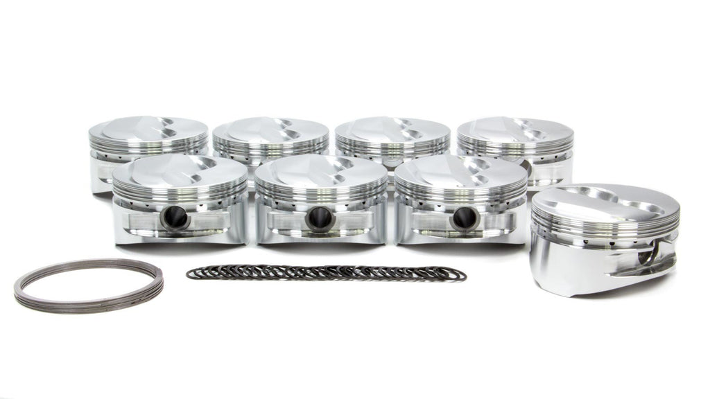 JE PISTONS 182036 - SBC Domed Piston Set 4.155 Bore +5.6cc image