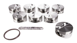 JE PISTONS 242886 - SBC F/T piston Set 4.125 Bore -5.0cc image