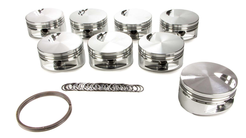 JE PISTONS 257966 - BBC Flat Top Piston Set 4.530 Bore -3cc image