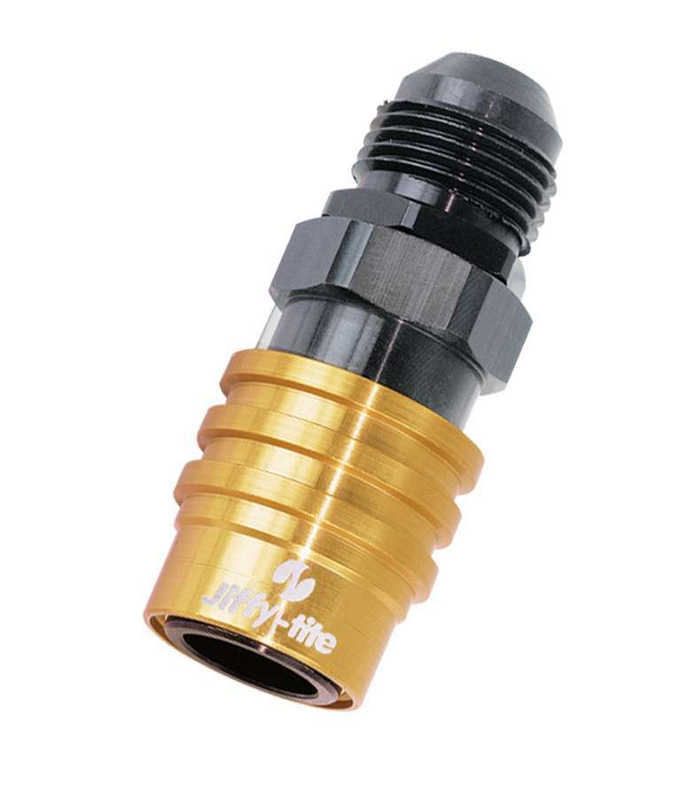 JIFFY-TITE 21403 - Q/R #3 Male Str to #3 Socket Valved Gold/Black image