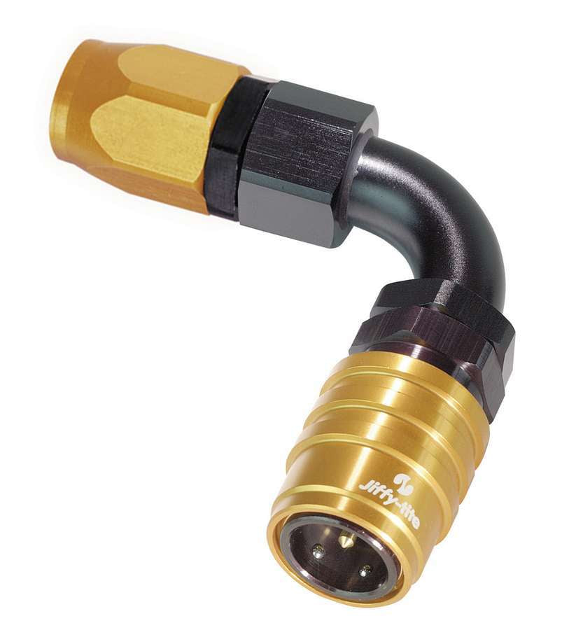 JIFFY-TITE 21606E - Q/R #6 90 Deg Hose End Socket Valved image