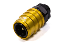 Load image into Gallery viewer, JIFFY-TITE 51108 - Q/R Male #8 ORB to #8 Socket Valved Gold/Black image