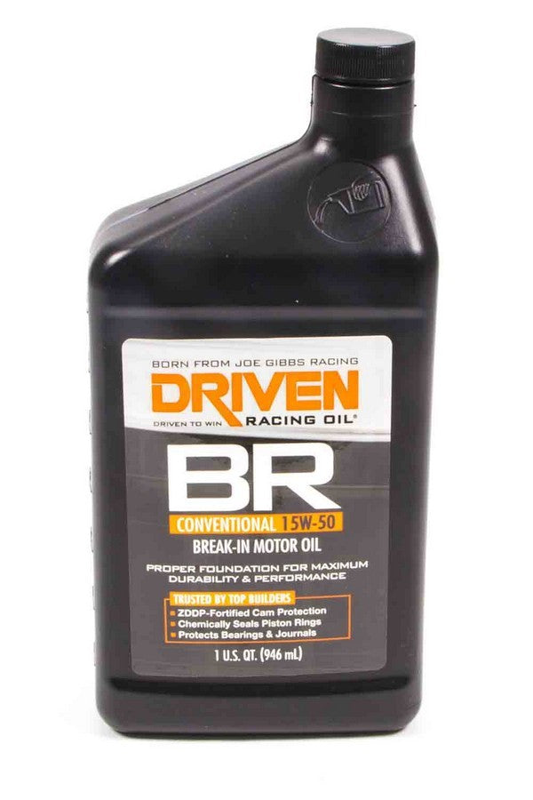 DRIVEN RACING OIL 00106 - BR 15w50 Petroleum Oil 1Qt Break-In Oil image