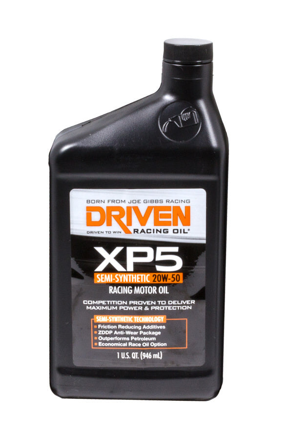 DRIVEN RACING OIL 00906 - XP5 20w50 Semi-Synthetc Oil 1 Qt Bottle image