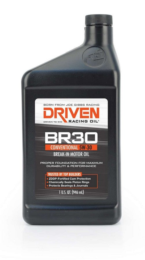 DRIVEN RACING OIL 01806 - BR30 5w30 Petroleum Oil 1 Qt Break-In Oil image