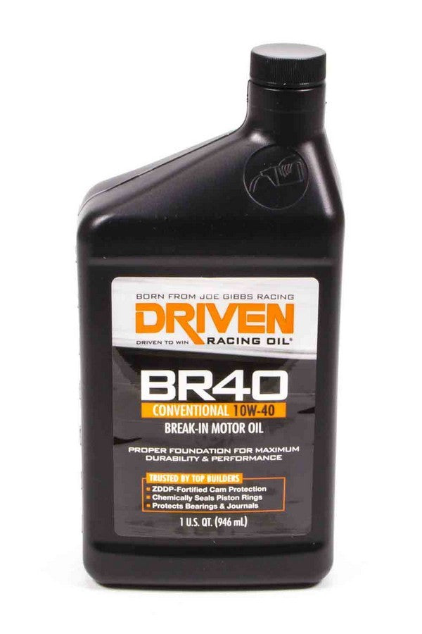 DRIVEN RACING OIL 03706 - BR40 10w40 Petroleum Oil 1 Qt. Break In Oil image