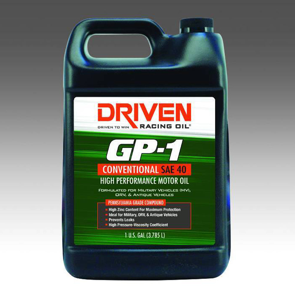 DRIVEN RACING OIL 19416 - GP-1 Conventional Oil SAE 40w 1 Gallon image