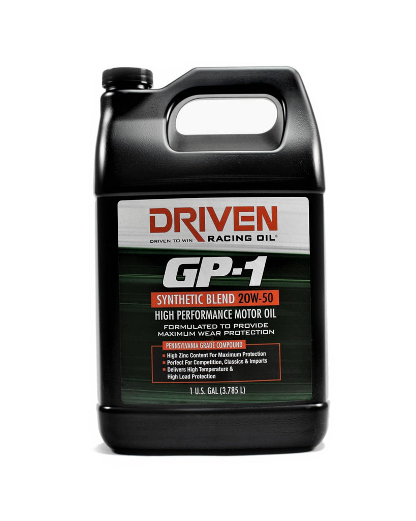 DRIVEN RACING OIL 19508 - GP-1 Synthetic Blend 20w50  1 Gallon Jug image