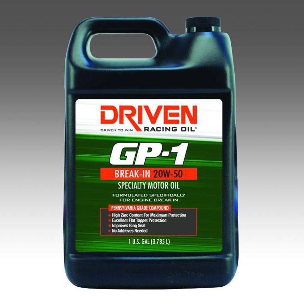 DRIVEN RACING OIL 19556 - GP-1 Conventional Break- In Oil 20w50 1 Gallon image