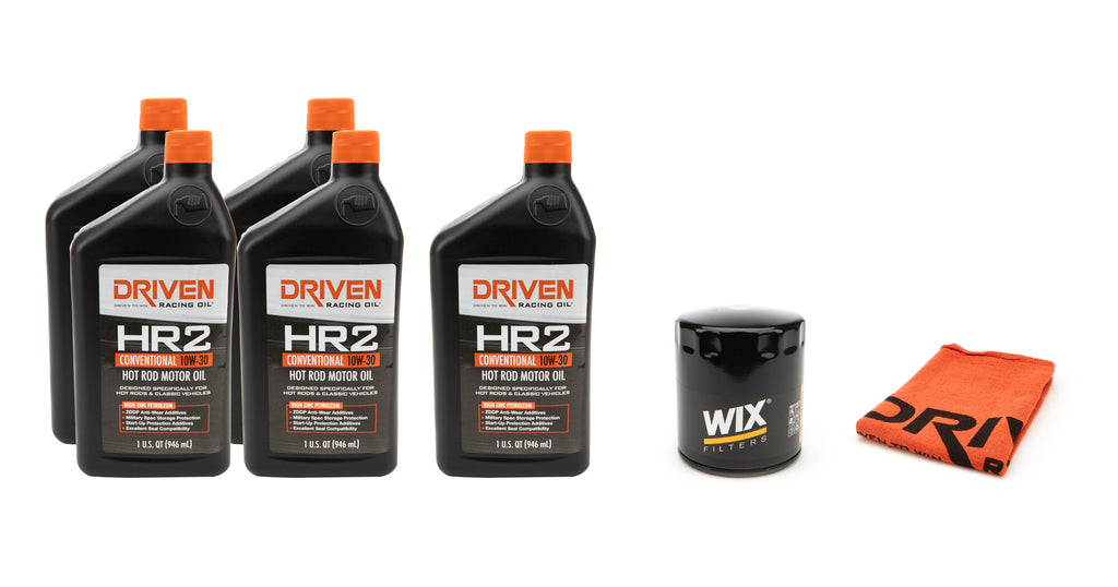 DRIVEN RACING OIL 20500K - 10W30 Oil Change Kit 64-75 GM V8 265-454 CID image