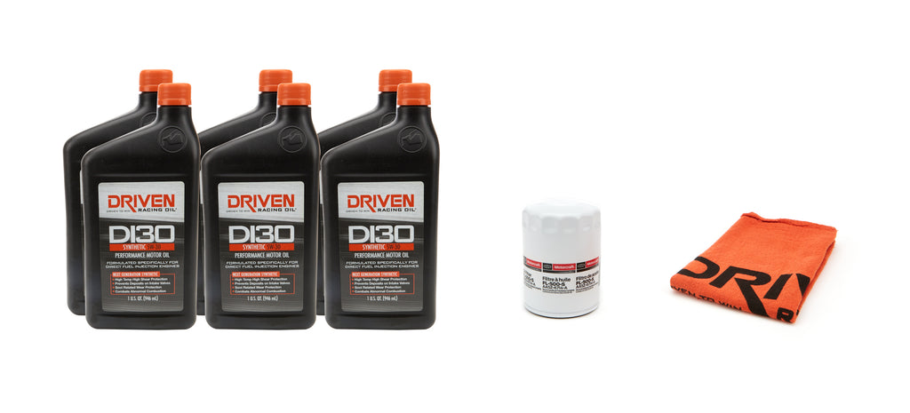 DRIVEN RACING OIL 20621K - 5w30 Oil Change Kit 11- 15 Ford F150 3.5L 6Qt. image