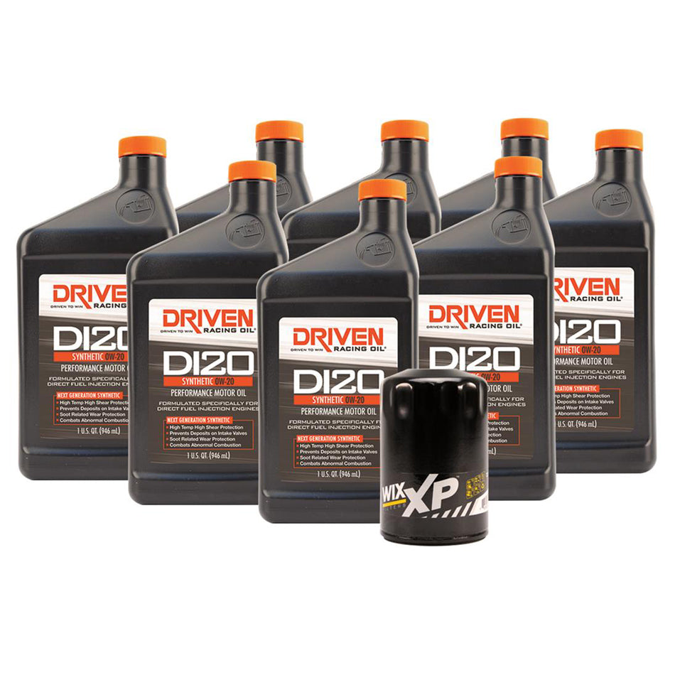 DRIVEN RACING OIL 20825K - DI20 Oil Change Kit 14- LS Engines 8 Qt image