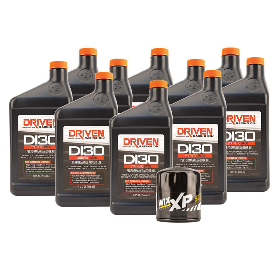 DRIVEN RACING OIL 21035K - DI30 Oil Change Kit 14- LT Engines 10 Qt image