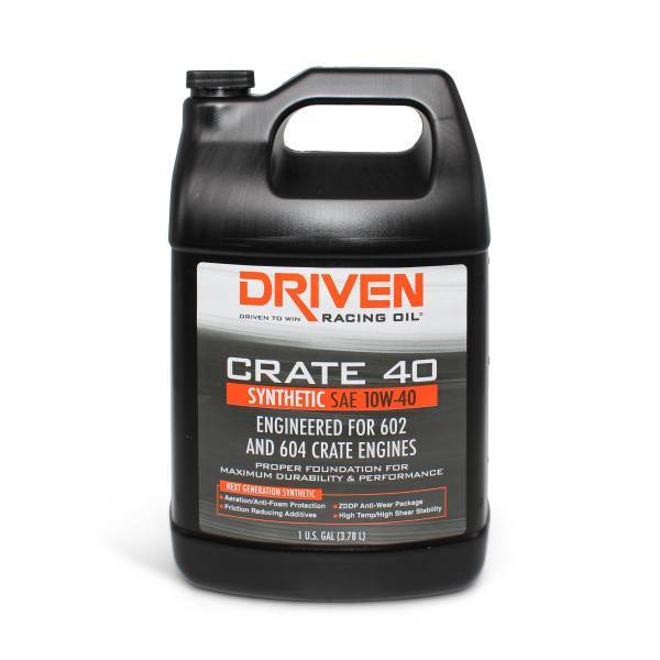 DRIVEN RACING OIL 22408 - Crate 40 10w40 Synthetic Oil 1 Gallon image